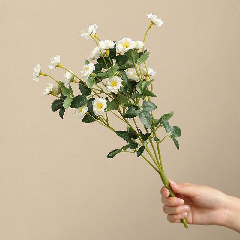 Bouquet de roses artificielles haut de gamme, 37 cm, décoration intérieure extérieure, mariage, événement, cadeau, style français vintage
