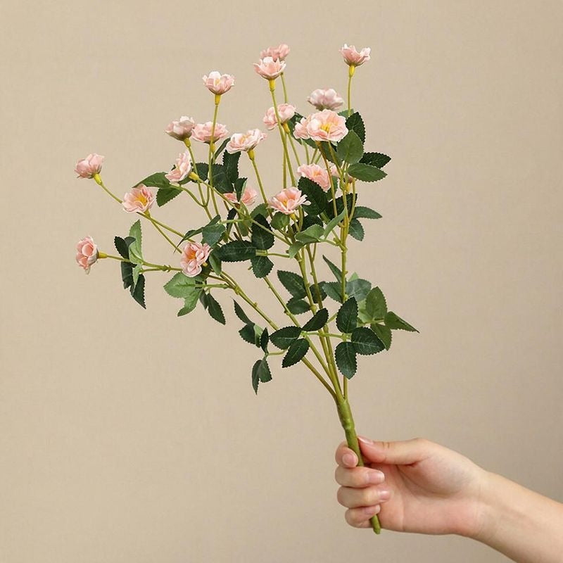 Bouquet de roses artificielles haut de gamme, 37 cm, décoration intérieure extérieure, mariage, événement, cadeau, style français vintage