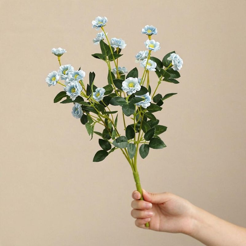 Bouquet de roses artificielles haut de gamme, 37 cm, décoration intérieure extérieure, mariage, événement, cadeau, style français vintage