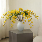 Branche de fleurs de cornouiller artificielles en soie, 85 cm, décoration élégante pour maison, mariage ou boutique, 9 fleurs par tige