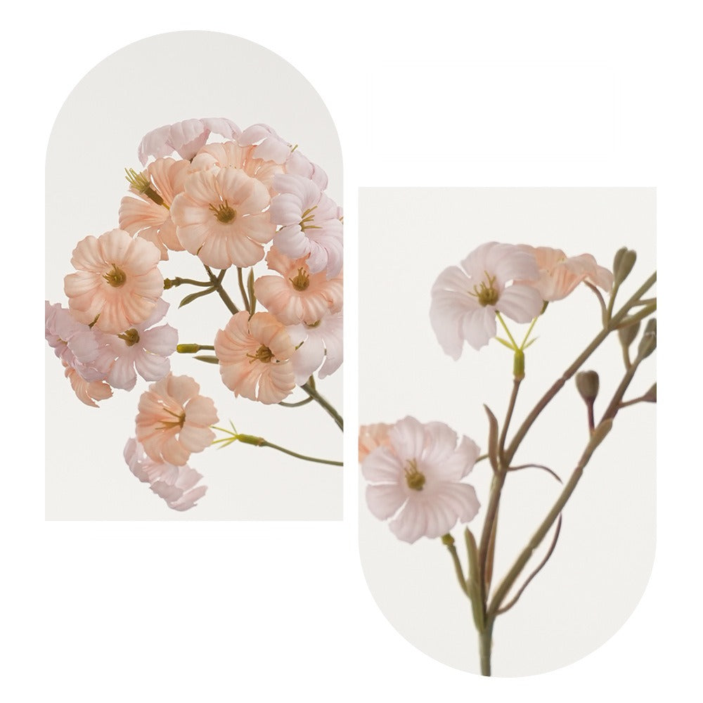 Fleur artificielle longue tige de Ipomée, décoration d'intérieur élégante, 83 cm, 21 fleurs, soie, idéale pour mariages, hôtels, cadeaux
