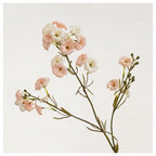Fleur artificielle longue tige de Ipomée, décoration d'intérieur élégante, 83 cm, 21 fleurs, soie, idéale pour mariages, hôtels, cadeaux