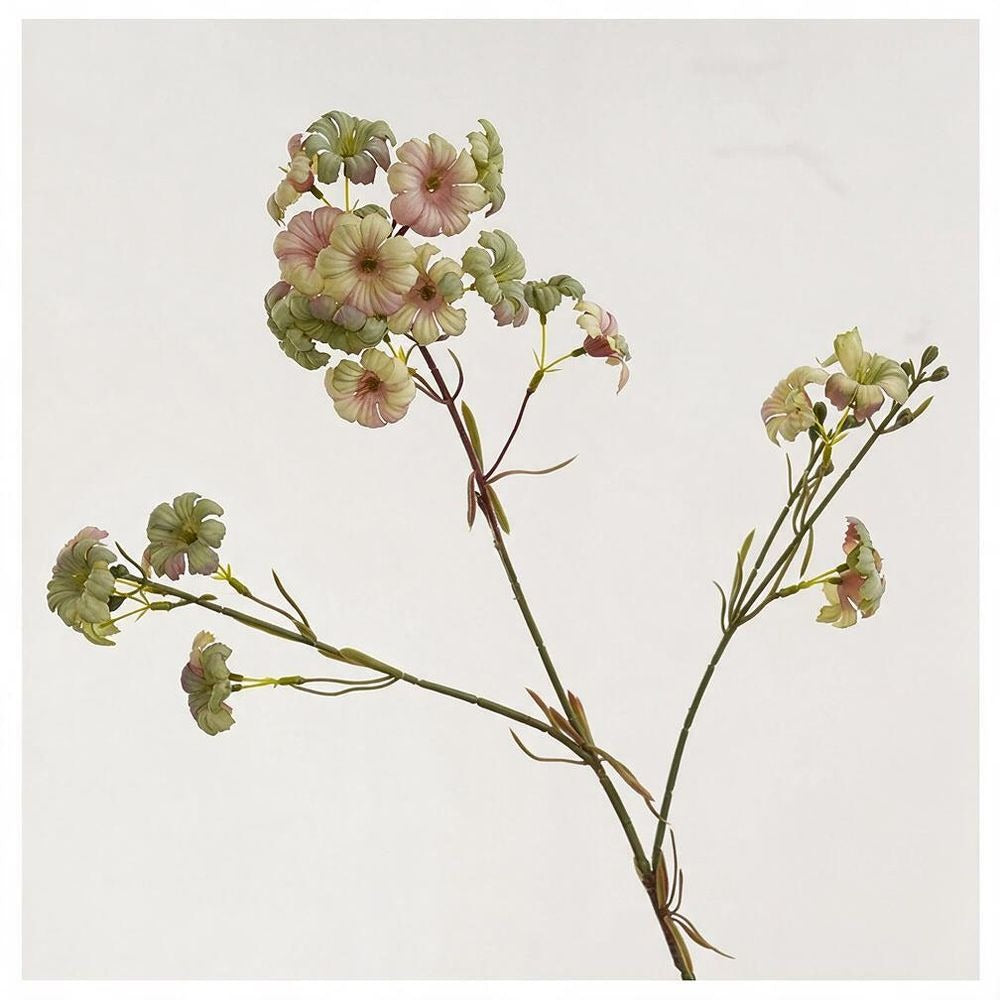 Fleur artificielle longue tige de Ipomée, décoration d'intérieur élégante, 83 cm, 21 fleurs, soie, idéale pour mariages, hôtels, cadeaux