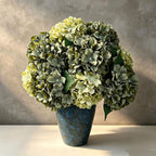 Bouquet d'hortensias artificiels 46 cm – 225 fleurs en soie, décoration mariage, jardin, intérieur/extérieur, ambiance champêtre provençale