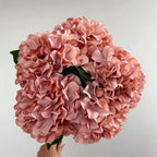 Bouquet d'hortensias artificiels 46 cm – 225 fleurs en soie, décoration mariage, jardin, intérieur/extérieur, ambiance champêtre provençale