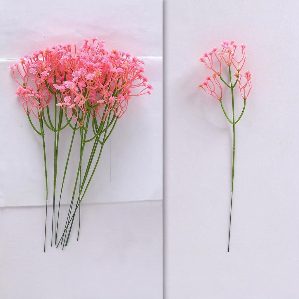 10 branches de gypsophile artificielle, 30 cm, décoration de mariage, bouquet de mariée, décoration de table, cadeau d'entreprise, style champêtre