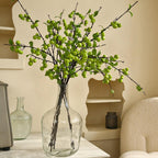 Fausse branche de pommes décoratives, 36 fruits, 105 cm, tissu soie artificielle, décoration intérieure élégante