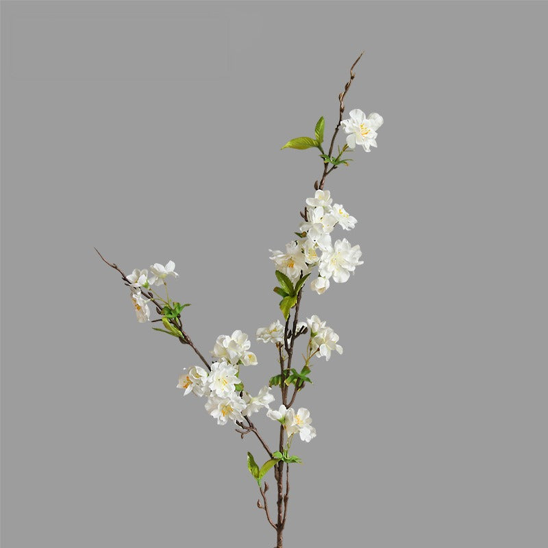 Fleur artificielle en soie synthétique, cerisier du Japon 'Sakura', tige unique avec 25 fleurs, 92 cm, décoration intérieure élégante