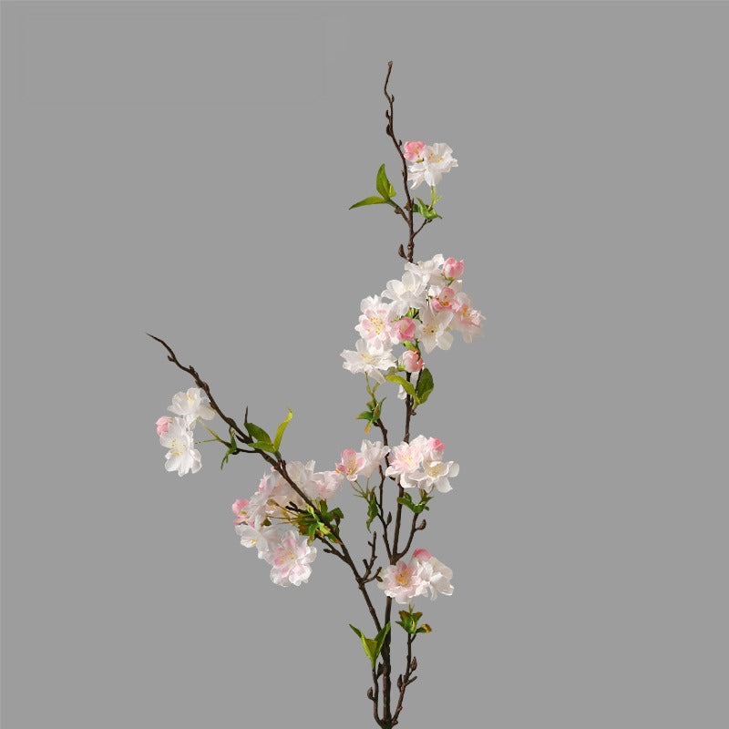 Fleur artificielle en soie synthétique, cerisier du Japon 'Sakura', tige unique avec 25 fleurs, 92 cm, décoration intérieure élégante