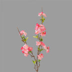Fleur artificielle en soie synthétique, cerisier du Japon 'Sakura', tige unique avec 25 fleurs, 92 cm, décoration intérieure élégante