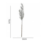 Branche de pin artificiel givré, décoration intérieure élégante, 71 cm, style scandinave et champêtre