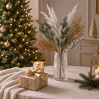 Branche de pin artificiel givré, décoration intérieure élégante, 71 cm, style scandinave et champêtre