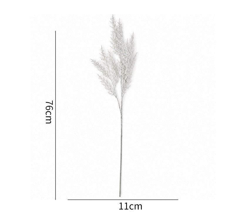 Branche de pin artificiel givré, décoration intérieure élégante, 71 cm, style scandinave et champêtre