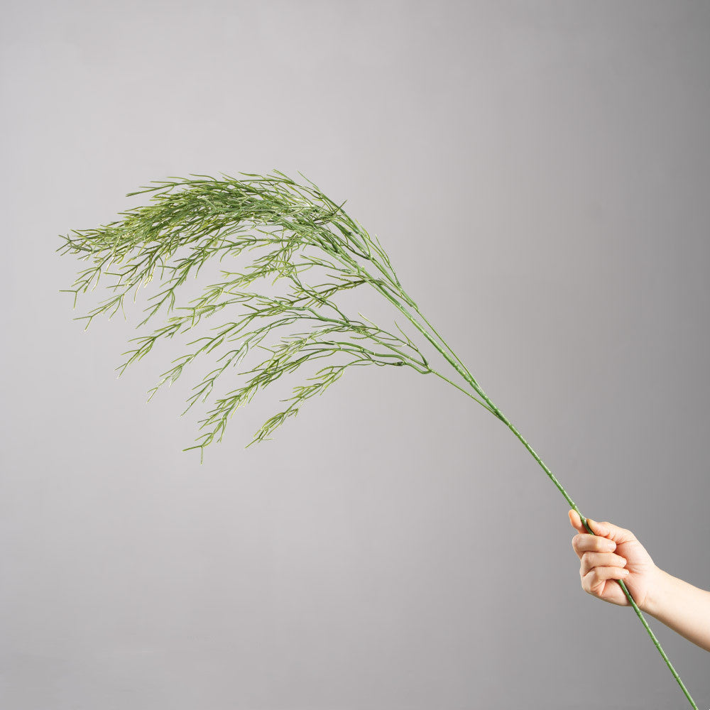 Feuille artificielle de jonc, 100 cm, vert clair, décoration intérieure, mariage, événements
