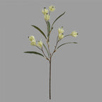 Magnolia artificiel en soie, bouquet de 9 fleurs (61 cm), décoration élégante pour maison, hôtel, mariage, style provençal, sans entretien