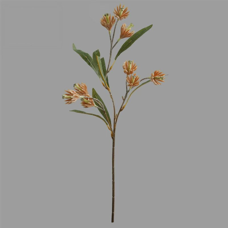 Magnolia artificiel en soie, bouquet de 9 fleurs (61 cm), décoration élégante pour maison, hôtel, mariage, style provençal, sans entretien