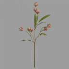Magnolia artificiel en soie, bouquet de 9 fleurs (61 cm), décoration élégante pour maison, hôtel, mariage, style provençal, sans entretien