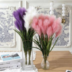Tige artificielle Pampas 50 cm, décoration élégante pour mariage, maison, extérieur, couleur naturelle