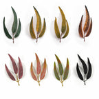Feuilles de plume artificielles, lot de 10, 22 cm, pour décoration florale et événements