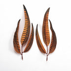 Feuilles de plume artificielles, lot de 10, 22 cm, pour décoration florale et événements