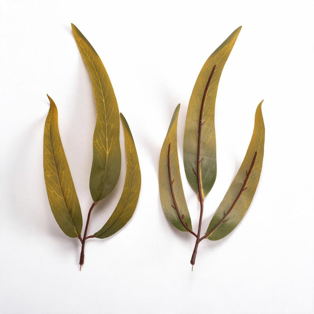 Feuilles de plume artificielles, lot de 10, 22 cm, pour décoration florale et événements