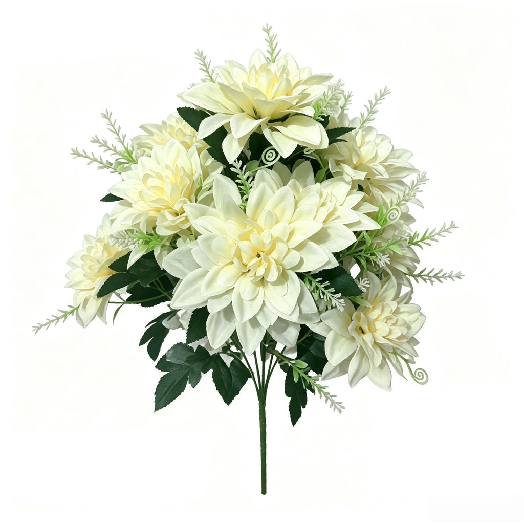 Fleurs artificielles 12 têtes de marguerites, décoration d'intérieur, style champêtre, 38 cm