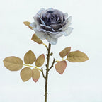 Bouquet de 3 roses artificielles en soie, 49 cm, réalistes, décor intemporel