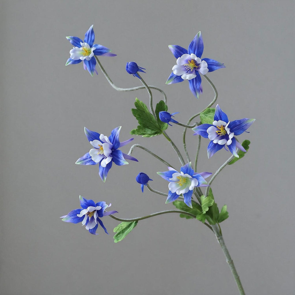 Clématite artificielle de 88 cm, bouquet de 9 fleurs en tissu soyeux, décoration d'intérieur style campagne