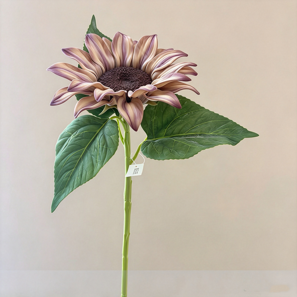 Tige artificielle de tournesol 69 cm, fleur en tissu soyeux, décoration intemporelle pour maison, mariage, commerce