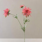 Fleur Artificielle Marguerite en Soie Polyester, Tige Unique avec 3 Fleurs, 73 cm, pour Décoration Intérieure
