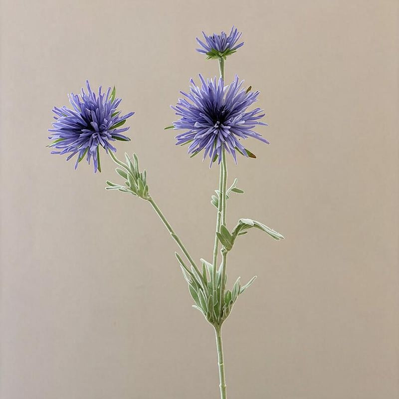 Fleur Artificielle Marguerite en Soie Polyester, Tige Unique avec 3 Fleurs, 73 cm, pour Décoration Intérieure