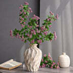 Branche de baies de perles artificielles, 80 cm, tissu polyester, décoration intérieure
