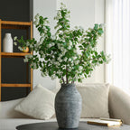 Branche de baies de perles artificielles, 80 cm, tissu polyester, décoration intérieure