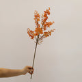Branche artificielle de Nandina avec baies, décoration florale rustique, 80 cm, 7 grappes de fruits