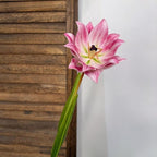 Fleur artificielle de colombine, tige unique de 70 cm, décoration élégante pour mariage et intérieur