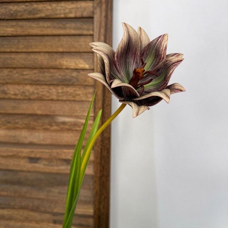 Fleur artificielle de colombine, tige unique de 70 cm, décoration élégante pour mariage et intérieur
