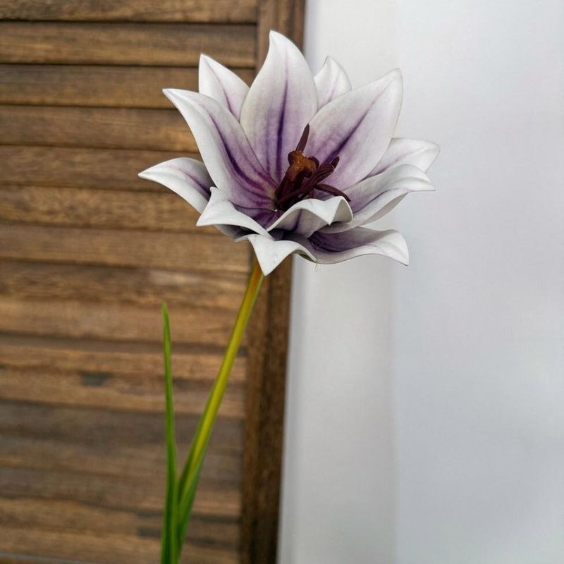 Fleur artificielle de colombine, tige unique de 70 cm, décoration élégante pour mariage et intérieur