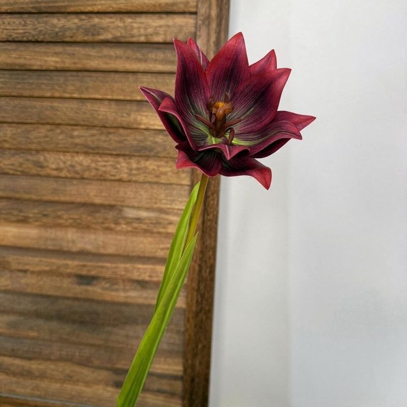 Fleur artificielle de colombine, tige unique de 70 cm, décoration élégante pour mariage et intérieur