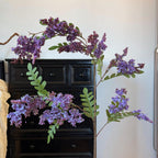 Branche artificielle de fleurs de sophora, tige unique 130 cm, décoration intérieure élégante, mariage et maison