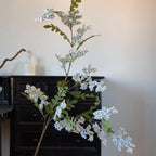 Branche artificielle de fleurs de sophora, tige unique 130 cm, décoration intérieure élégante, mariage et maison