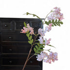Branche artificielle de fleurs de sophora, tige unique 130 cm, décoration intérieure élégante, mariage et maison