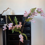 Branche artificielle de fleurs de sophora, tige unique 130 cm, décoration intérieure élégante, mariage et maison