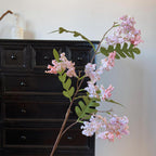 Branche artificielle de fleurs de sophora, tige unique 130 cm, décoration intérieure élégante, mariage et maison