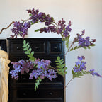 Branche artificielle de fleurs de sophora, tige unique 130 cm, décoration intérieure élégante, mariage et maison