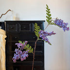 Branche artificielle de fleurs de sophora, tige unique 130 cm, décoration intérieure élégante, mariage et maison