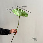 Fleur artificielle Lotus, tige unique, 80 cm, tissu de soie, pour décoration intérieure et extérieure