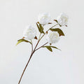 Bouquet de pivoines artificielles en soie, 4 fleurs, 73 cm, décoration élégante pour mariage, intérieur et extérieur