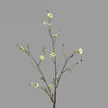 Fleur artificielle en polyester soyeux, tige unique avec 8 fleurs de bougainvillée, 91 cm, décoration intérieure