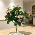 Fleurs artificielles de camélia, prunier, azalée et pêcher, bouquet de 62 cm, décoration intérieure