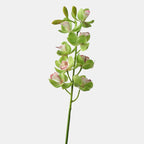 Orchidée papillon artificielle, tige unique avec 8 fleurs, 69 cm, décoration intérieure élégante